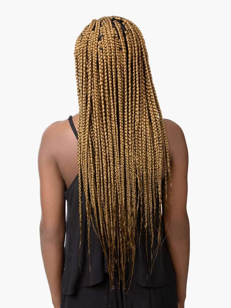 imageSensationnel Ruwa prestretched braiding hair 2x 60 inch water repellent kanekalon fast dry synthetic sports itch free 1 pack 1B OFFBLACK613 BLONDE