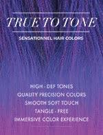 imageSensationnel Ruwa prestretched braiding hair 3x 48 inch water repellent kanekalon fast dry synthetic sports itch free 3 pack 1 JETBLACKSM1BBLUEPURPLE