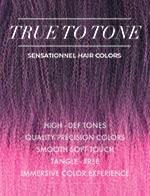 imageSensationnel Ruwa prestretched braiding hair 3x 48 inch water repellent kanekalon fast dry synthetic sports itch free 3 pack 1 JETBLACKSM1BPURPLEPINK