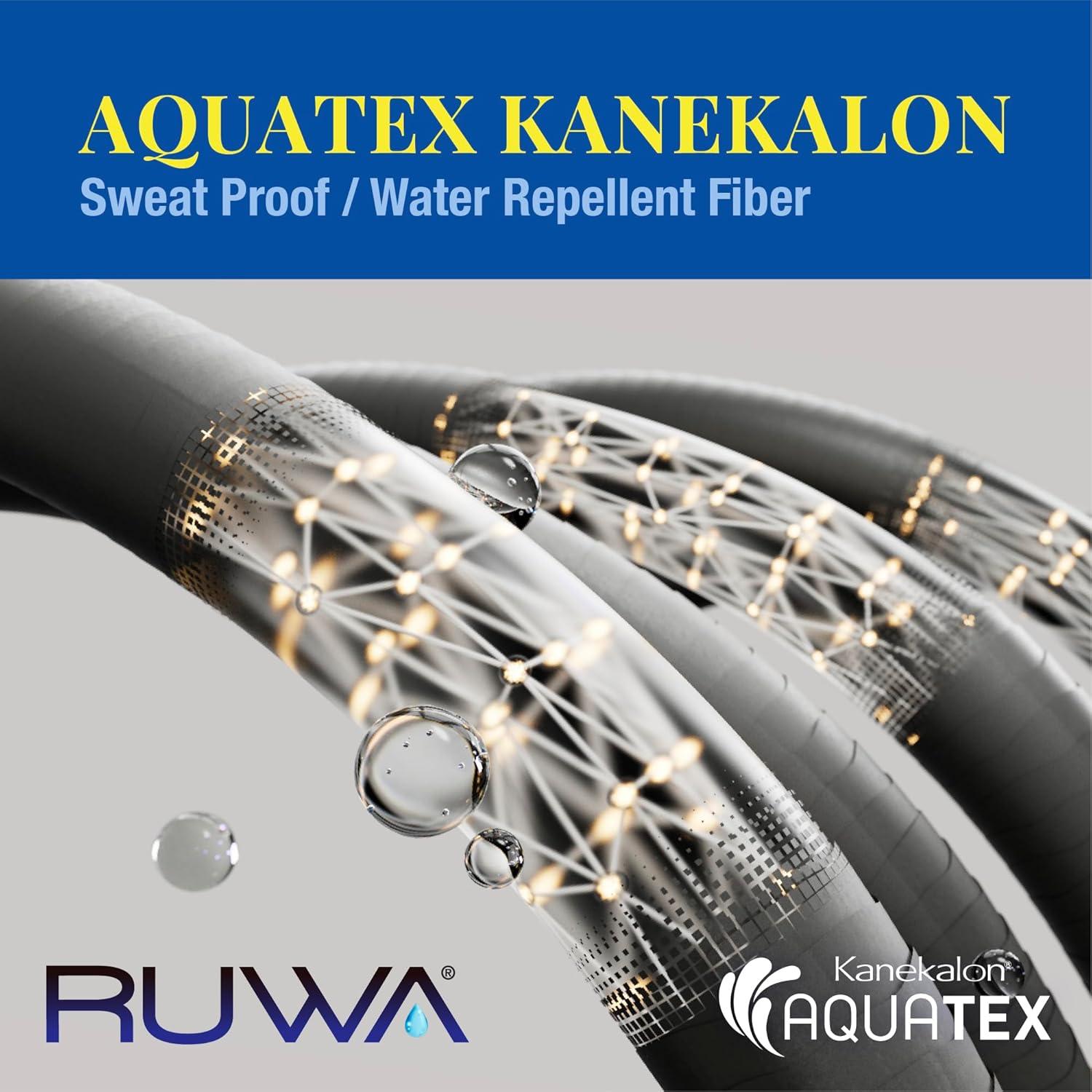 imageSensationnel Ruwa prestretched braiding hair 3x 48 inch water repellent kanekalon fast dry synthetic sports itch free 3 pack 1 JETBLACKSM1BREDFIRERED