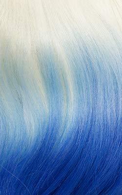 imageSensationnel Vice Lace Front Wigs Unit 10 5 Inch Deep Part Synthetic Preplucked Hairline 1 JETBLACKLT613BLUE