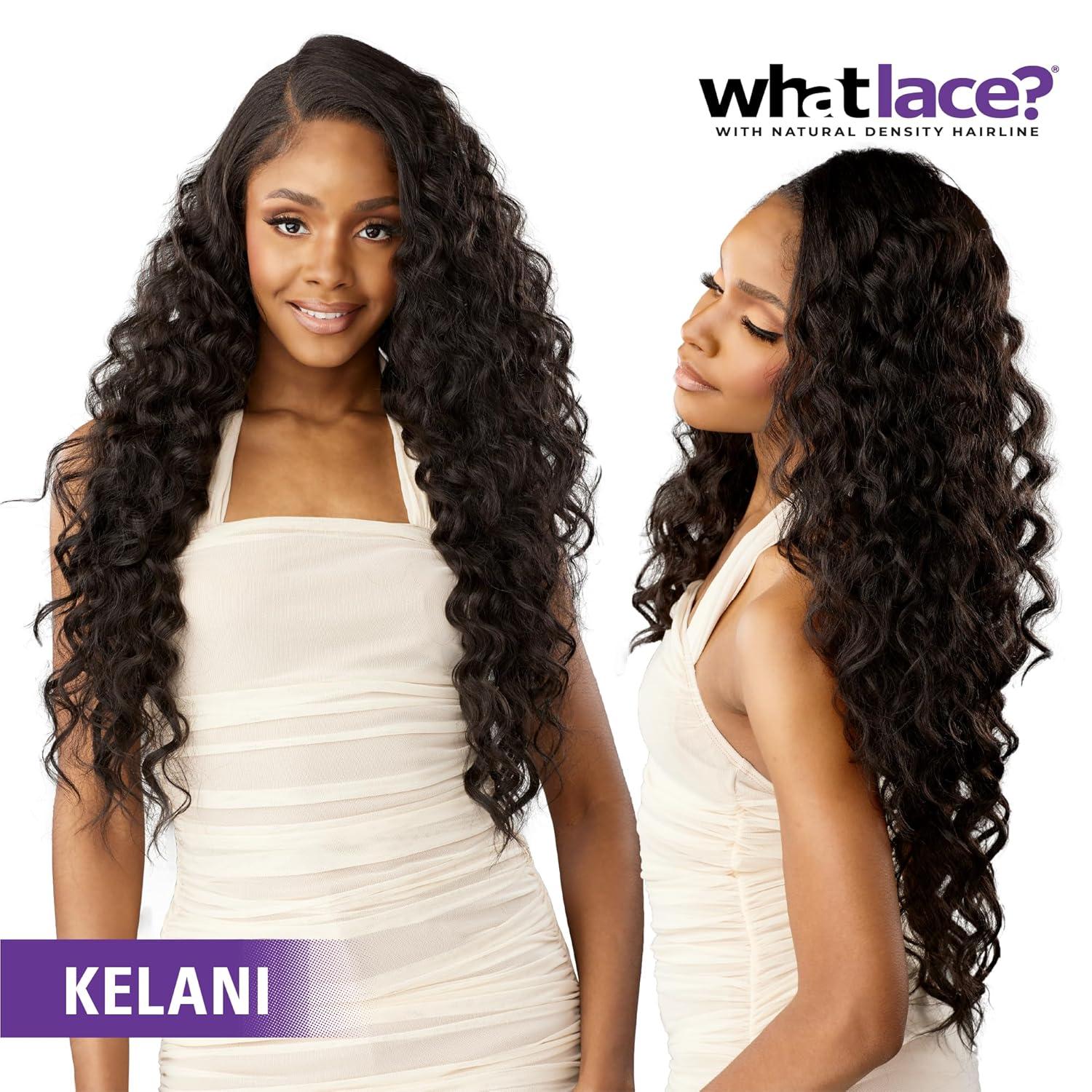 imageSensationnel What Lace 13X6 Wig Kelani Lacefrontal Hand Tied Glueless Synthetic with Natural Density Preplucked Hairline 1 JETBLACK1 JETBLACK