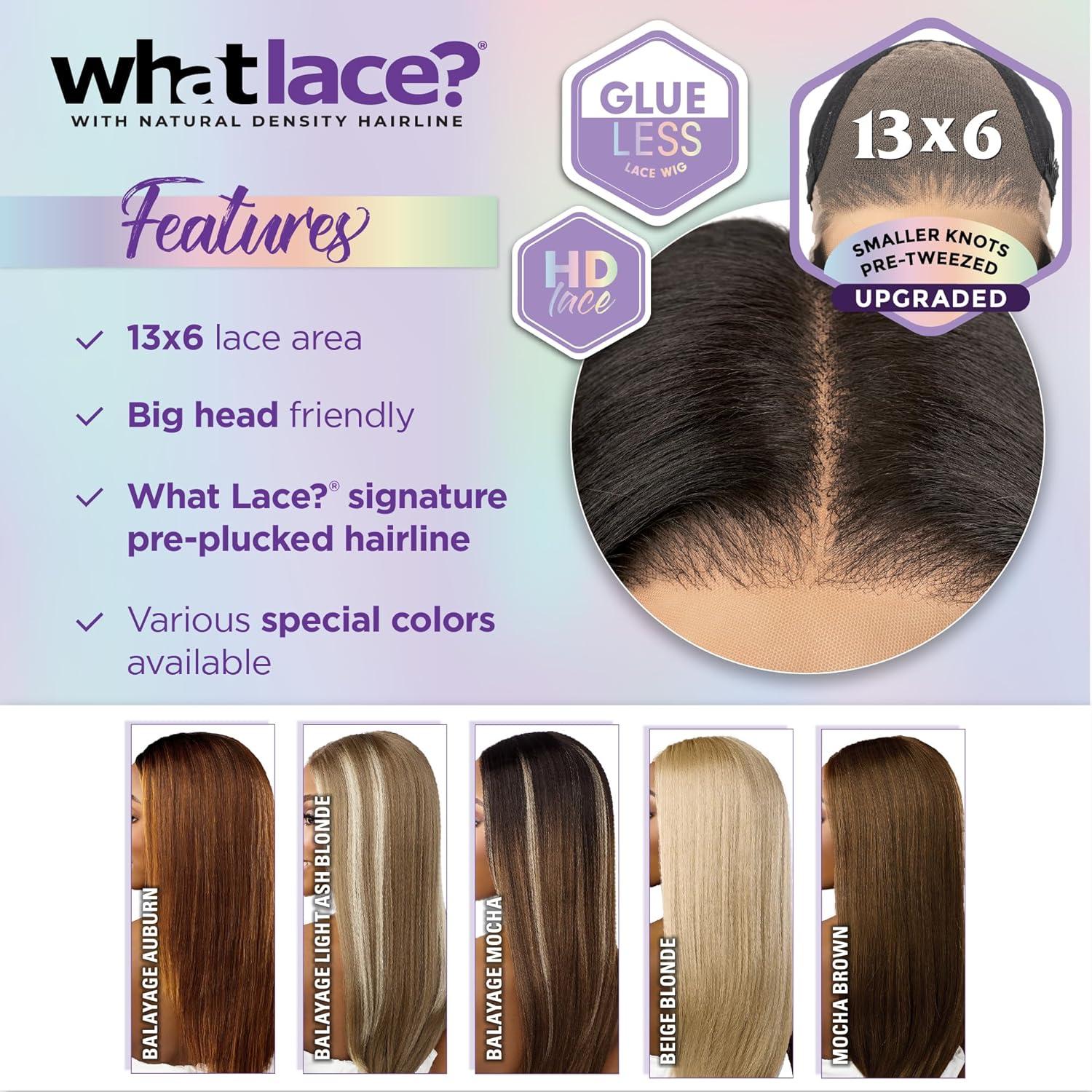 imageSensationnel What Lace 13X6 Wig Kelani Lacefrontal Hand Tied Glueless Synthetic with Natural Density Preplucked Hairline 1 JETBLACKMOCHABROWN