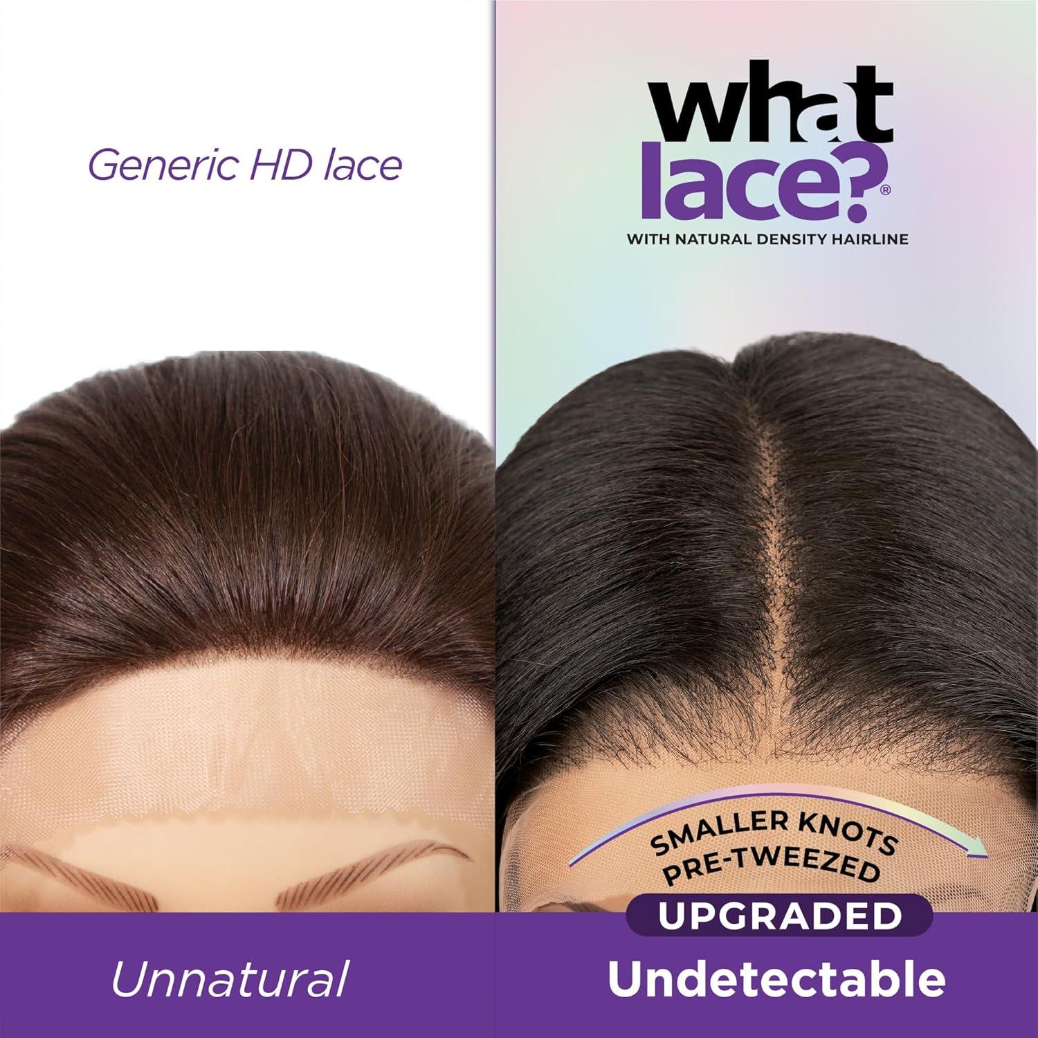 imageSensationnel What Lace 13X6 Wig Larissa Lacefrontal Hand Tied Glueless Synthetic with Natural Density Preplucked Hairline 1 JETBLACKBALAYAGEASHBLONDE