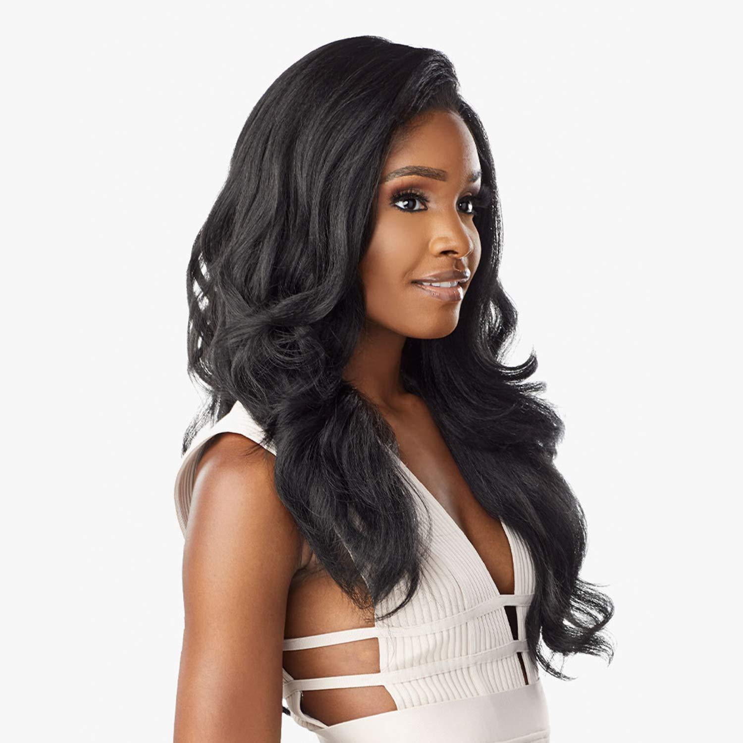 imageSensationnel What Lace 13X6 Wigs Adanna Lacefrontal Hand Tied Glueless Synthetic With Natural Density Preplucked Hairline 1 JETBLACKFLAMBOYAGESAND