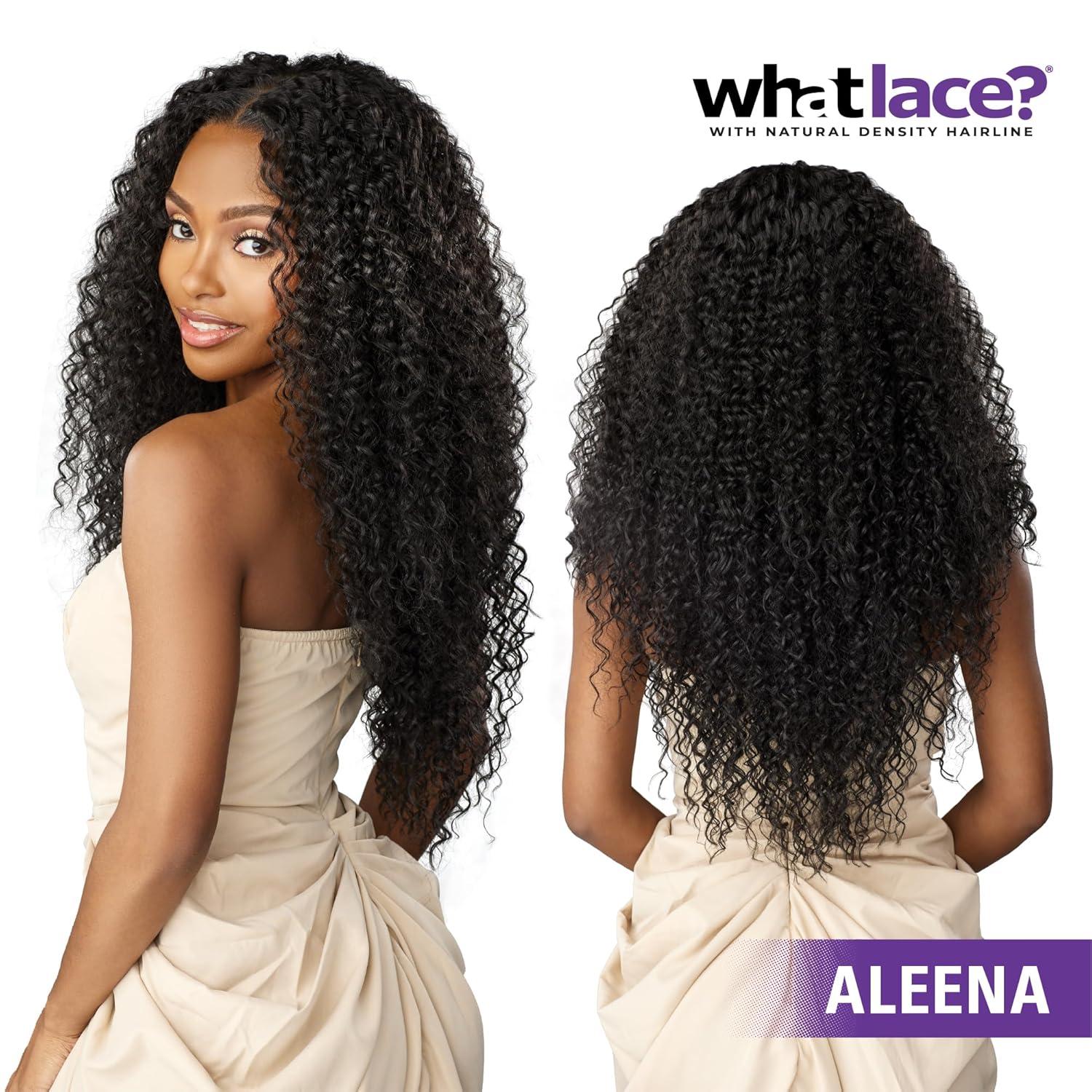 imageSensationnel What Lace 13X6 Wigs Aleena Lacefrontal Hand Tied Glueless Synthetic With Natural Density Preplucked Hairline 1 JETBLACKBALAYAGECHOCOLATE