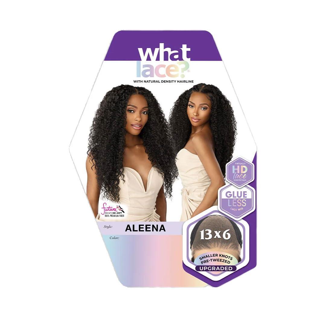 imageSensationnel What Lace 13X6 Wigs Aleena Lacefrontal Hand Tied Glueless Synthetic With Natural Density Preplucked Hairline 1 JETBLACKBALAYAGEDARKCHERRY