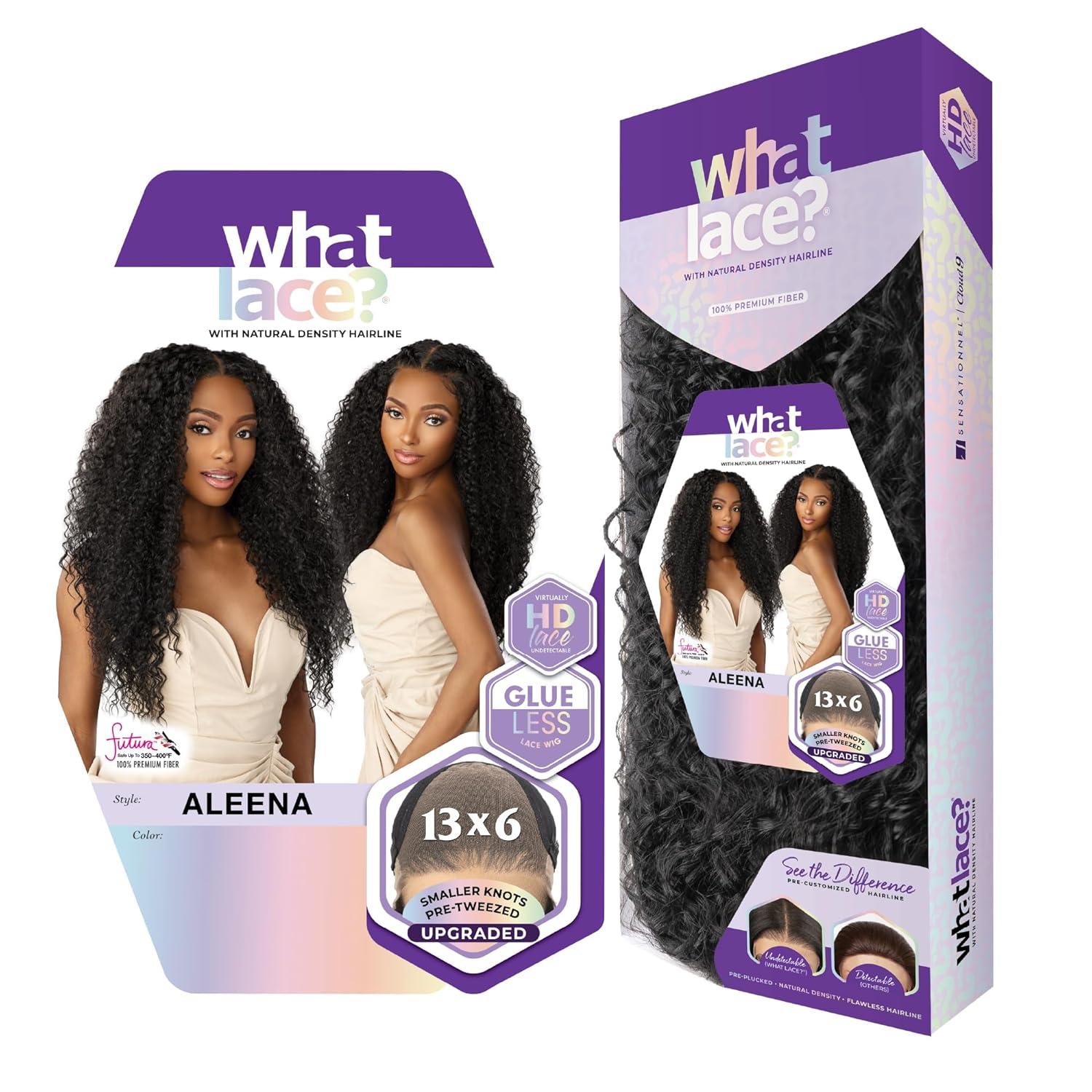 imageSensationnel What Lace 13X6 Wigs Aleena Lacefrontal Hand Tied Glueless Synthetic With Natural Density Preplucked Hairline 1 JETBLACKBALAYAGELIGHTASHBLONDE