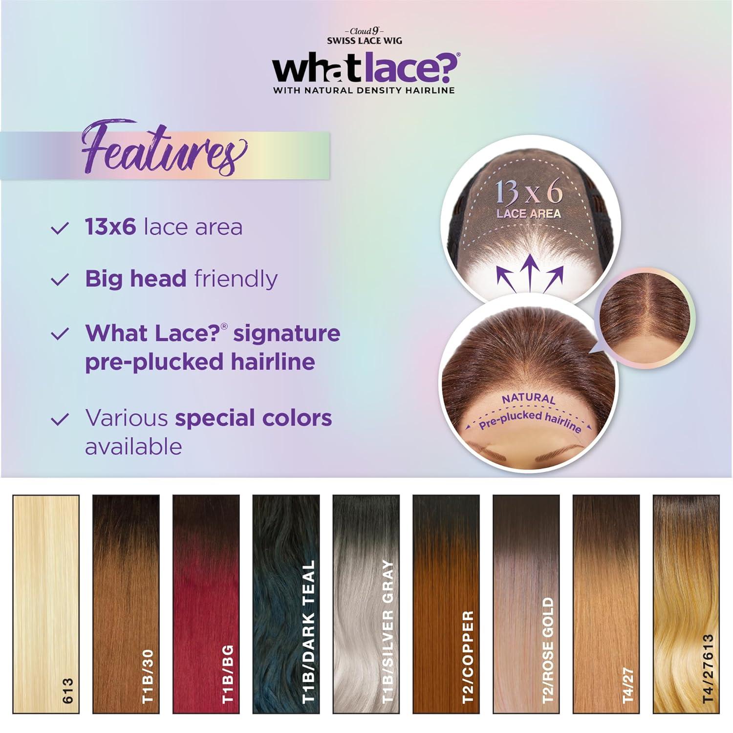 imageSensationnel What Lace 13X6 Wigs Audry Lacefrontal Hand Tied Glueless Synthetic With Natural Density Preplucked Hairline T1BBGT2COPPER