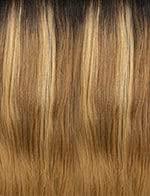 imageSensationnel What Lace 13X6 Wigs Eliana 20 Inch Human Hair Blend Lacefrontal Glueless Synthetic With Natural Density Preplucked Hairline COLORMELTBLONDECOLORMELTCARAMEL