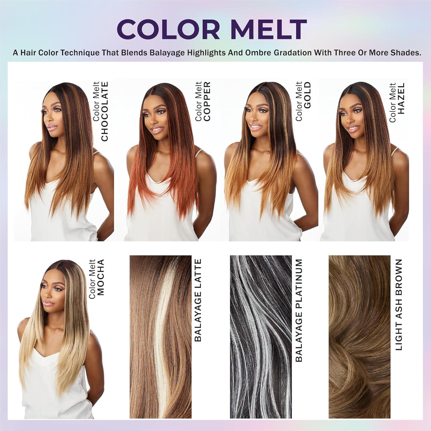 imageSensationnel What Lace 13X6 Wigs Keshila 20 Inch Human Hair Blend Lacefrontal Glueless Synthetic With Natural Density Preplucked Hairline 1 JETBLACK1 JETBLACK