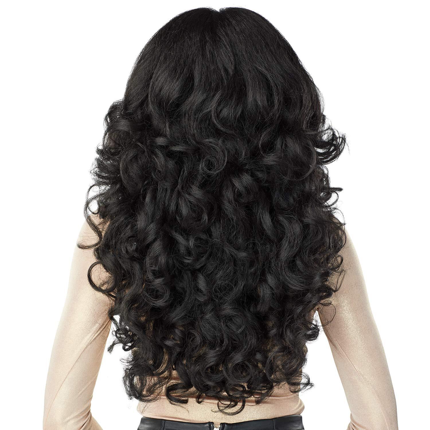 imageSensationnel What Lace 13X6 Wigs Latisha Lacefrontal Hand Tied Glueless Synthetic With Natural Density Preplucked Hairline Off Black 1BFLAMBOYAGEBLONDE