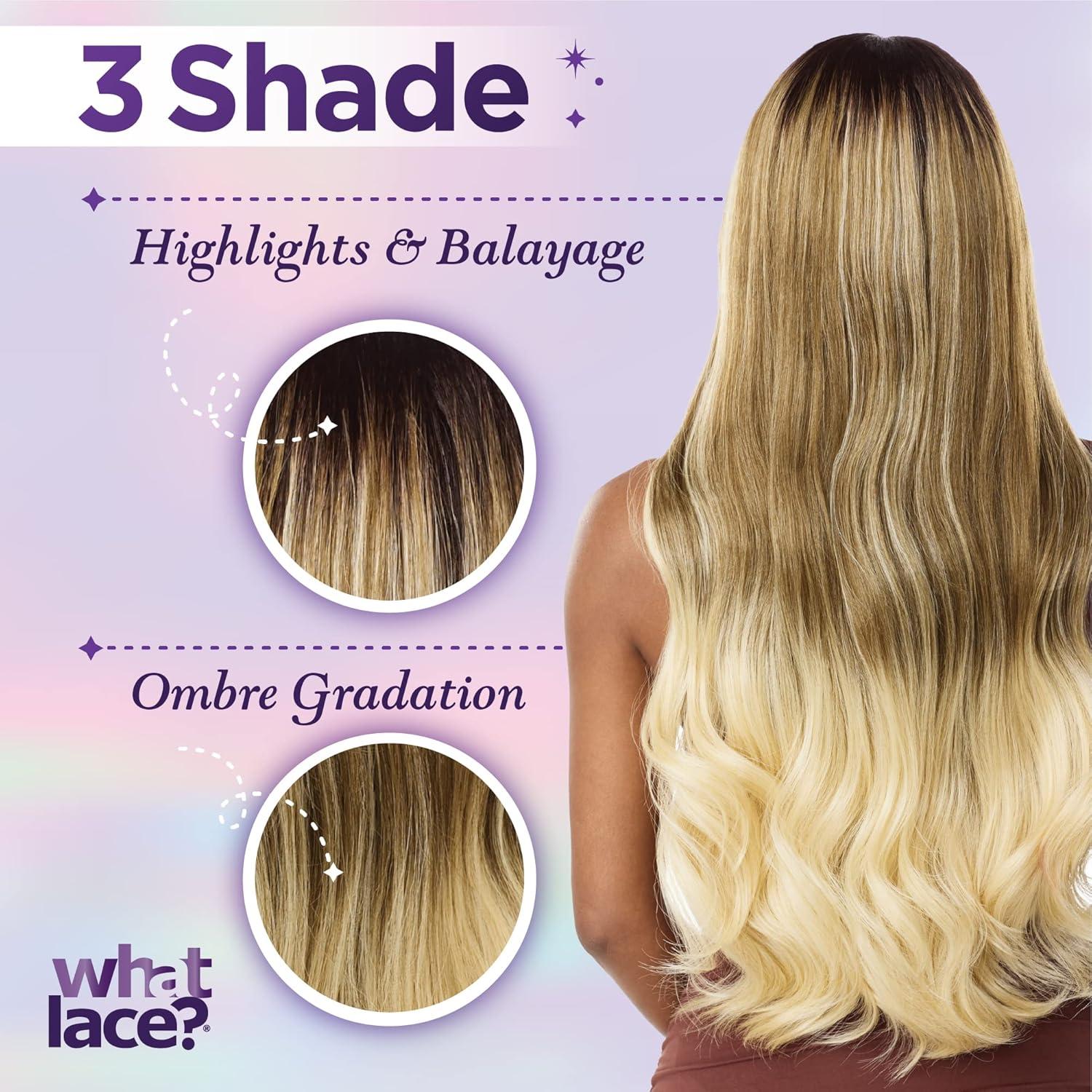 imageSensationnel What Lace 13X6 Wigs Raveena 28 Inch Human Hair Blend Lacefrontal Glueless Synthetic With Natural Density Preplucked Hairline 1 JETBLACK1B OFFBLACK