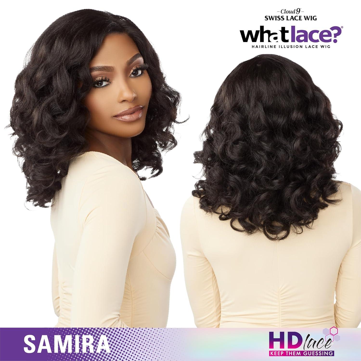 imageSensationnel What Lace 13X6 Wigs Samira Lacefrontal Hand Tied Glueless Synthetic With Natural Density Preplucked Hairline 1 JETBLACKBALAYAGEGOLD
