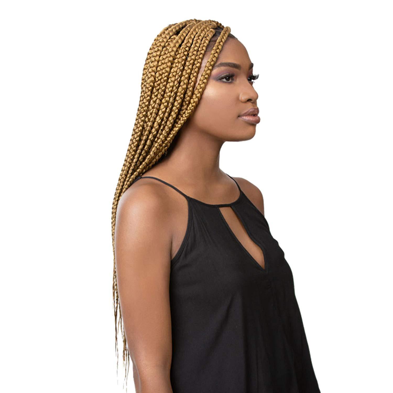 imageSensationnel Xpression prestretched braiding hair 4x braid 38 inch all kanekalon flame retardant synthetic braid for box braids and twists 1 pack M427301B