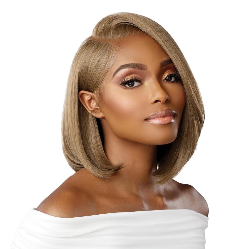 imageSensationnel Bare Lace 13X6 Wigs Unit 3 Lacefrontal Glueless Synthetic 180 Degree Preplucked Hairline 1 JETBLACKSHBUTTERYBLONDE