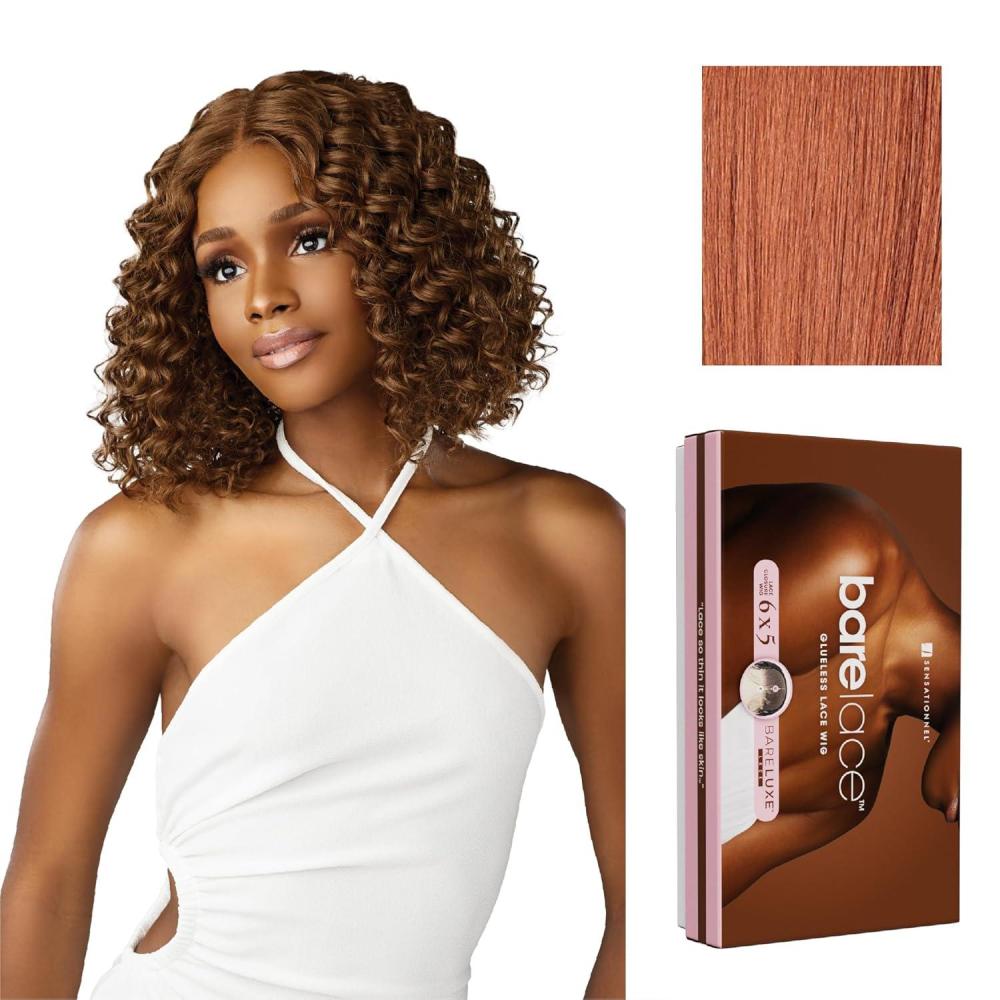 imageSensationnel Bare Lace 6X5 Lacewig Unit 2 Lacefrontal Glueless Synthetic 180 Degree Preplucked Hairline 1 JETBLACKCHOCOLATECOPPER