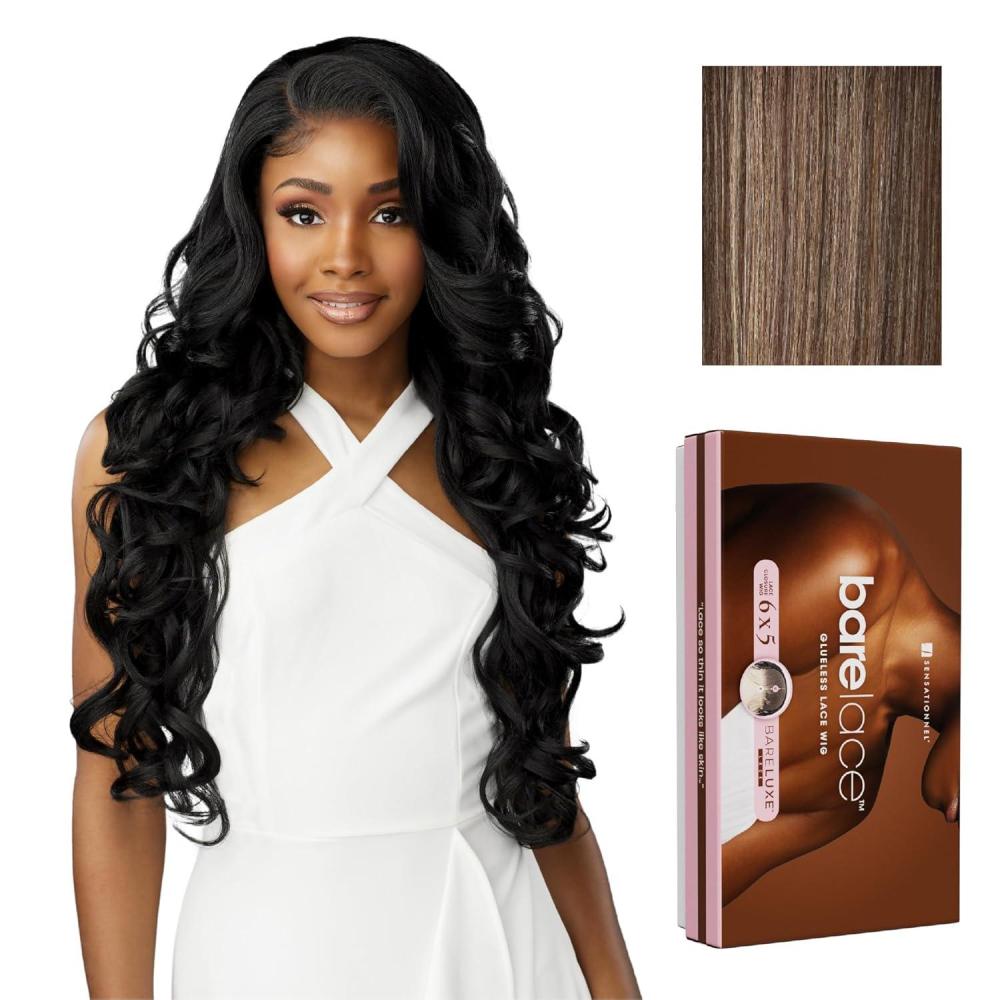 imageSensationnel Bare Lace 6X5 Lacewig Unit 4 Lacefrontal Glueless Synthetic 180 Degree Preplucked Hairline 1 JETBLACKFLAMBOYAGEMOCHA