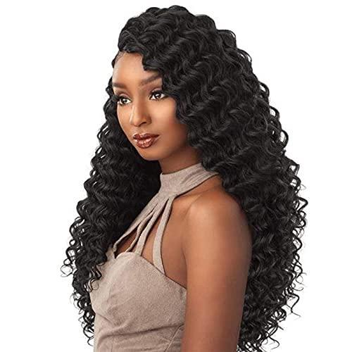 imageSensationnel Lulutress Crochet Braiding Hair Water Wave 18 Inch Fully Folded Diy All Kanekalon Synthetic Locs Twists 1 JETBLACKRED