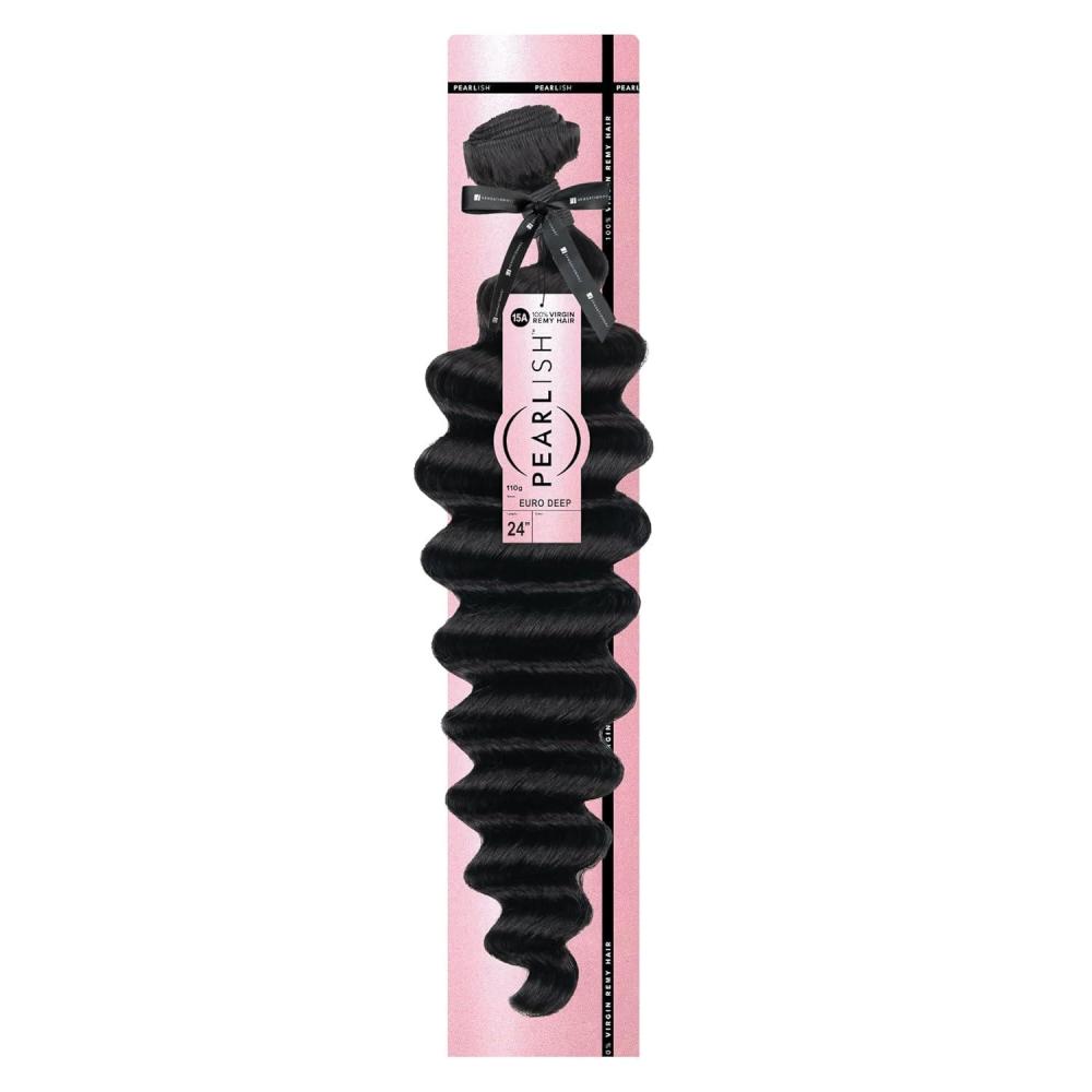 imageSensationnel Pearlish bundle human hair  euro deep deep pearl conditioned 15a soft remy beauty supply sew in or glue on bundles 10 Inch NATURALNATURALBLACK