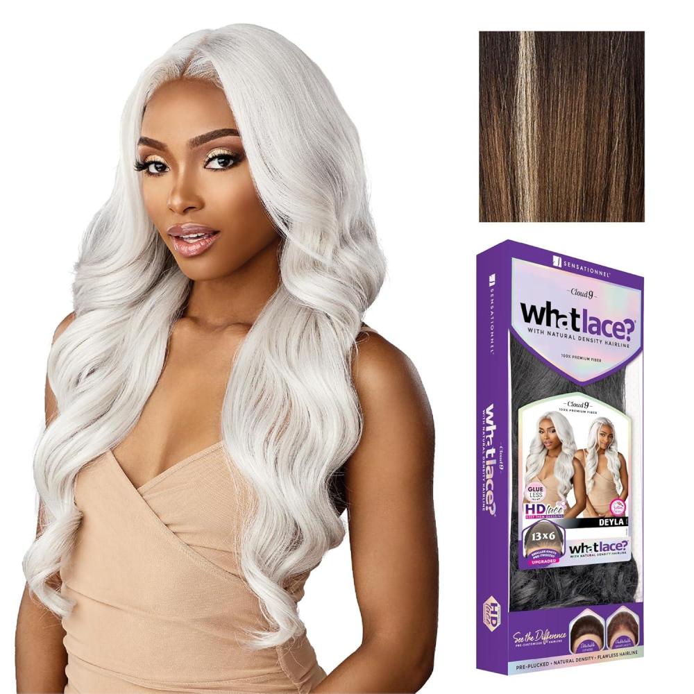 imageSensationnel What Lace 13X6 Wigs Deyla Lacefrontal Hand Tied Glueless Synthetic With Natural Density Preplucked Hairline 1 JETBLACKBALAYAGEMOCHA