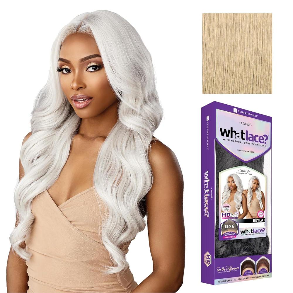 imageSensationnel What Lace 13X6 Wigs Deyla Lacefrontal Hand Tied Glueless Synthetic With Natural Density Preplucked Hairline 1 JETBLACKBEIGEBLONDE