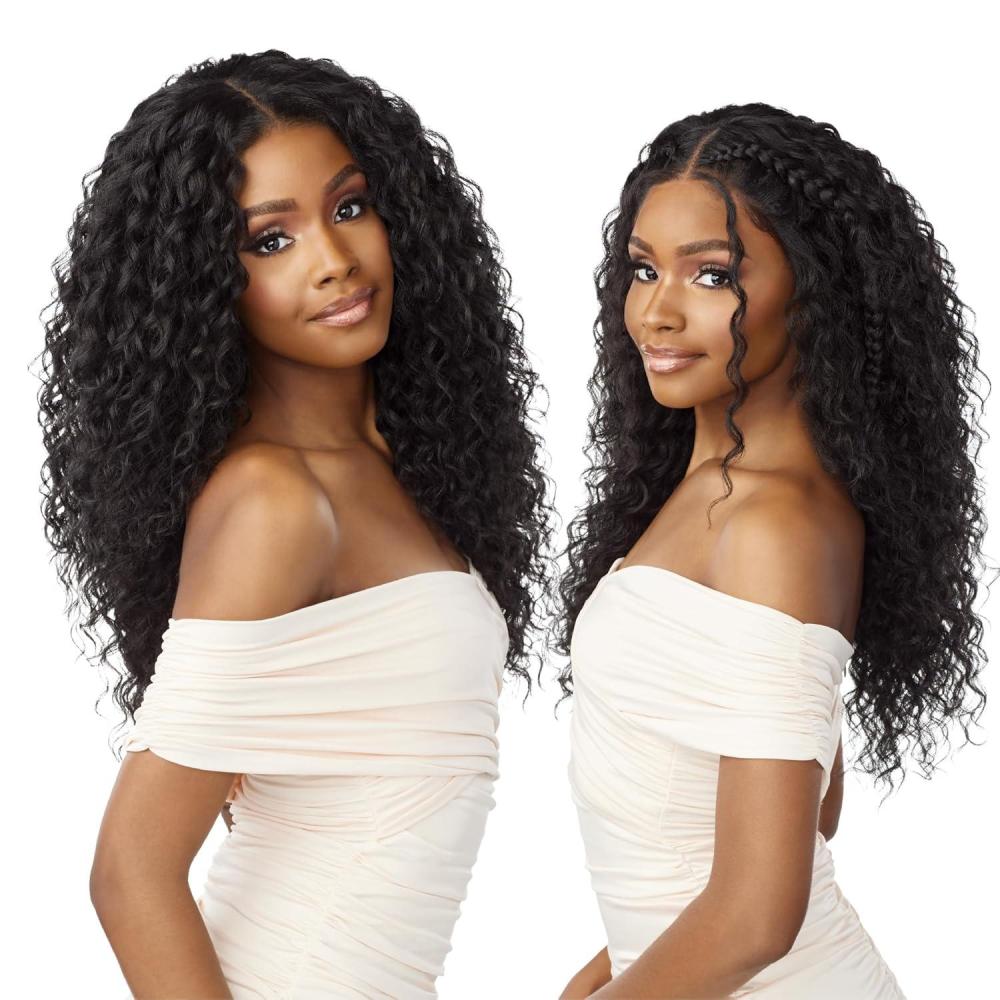 imageSensationnel What Lace 13X6 Wigs Perla Lacefrontal Hand Tied Glueless Synthetic With Natural Density Preplucked Hairline 1 JETBLACKBALAYAGEGOLD