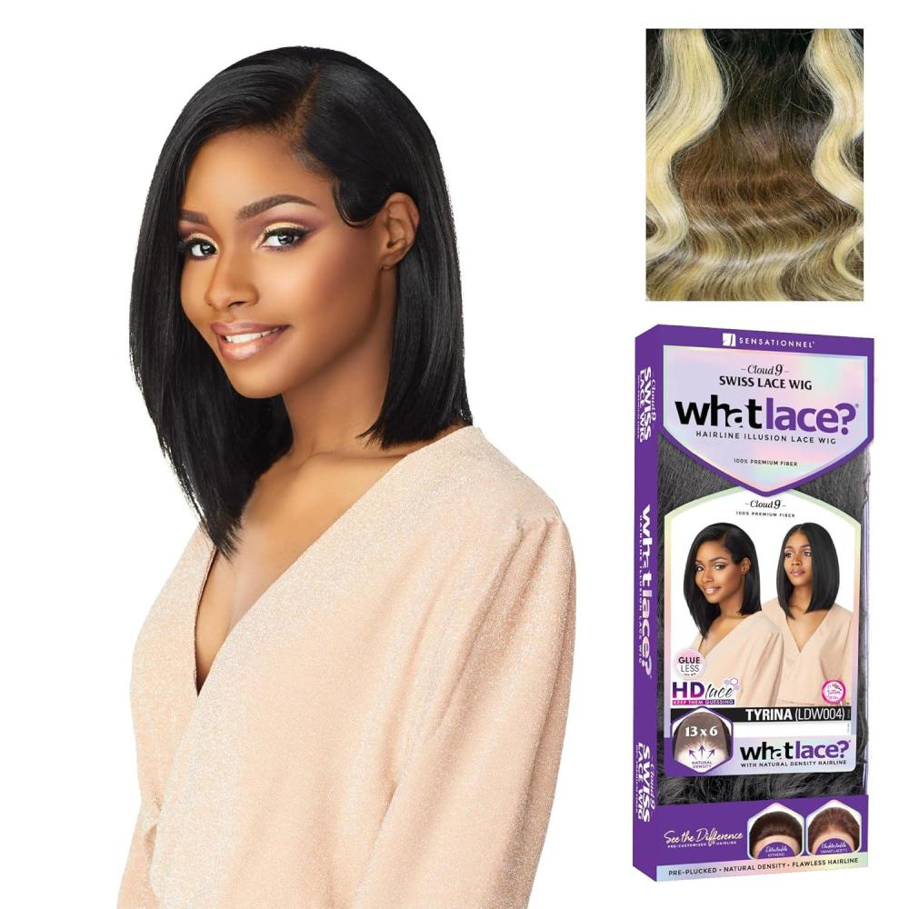 imageSensationnel What Lace 13X6 Wigs Tyrina Lacefrontal Hand Tied Glueless Synthetic With Natural Density Preplucked Hairline 1 JETBLACKMPBLONDE