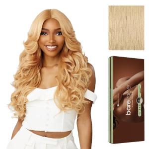 Sensationnel Bare Lace 13X3 Lacewig – Unit 1 Lacefrontal Glueless Synthetic 180 Degree Preplucked Hairline (1 JETBLACK)(BEIGEBLONDE)