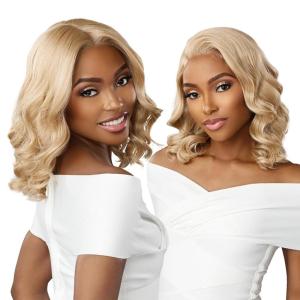 Sensationnel Bare Lace 13X6 Wigs – Unit 11 Lacefrontal Glueless Synthetic 180 Degree Preplucked Hairline (1 JETBLACK)(CINNAMONCOPPER)