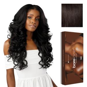 Sensationnel Bare Lace 13X6 Wigs – Unit 15 Lacefrontal Glueless Synthetic 180 Degree Preplucked Hairline (1 JETBLACK)(2 DARKBROWN)