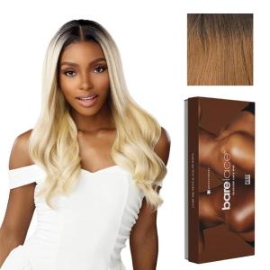 Sensationnel Bare Lace 13X6 Wigs – Unit 16 Lacefrontal Glueless Synthetic 180 Degree Preplucked Hairline (1 JETBLACK)(BALAYAGEMACCHIATO)