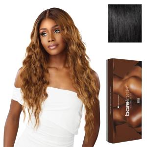 Sensationnel Bare Lace 13X6 Wigs – Unit 17 Lacefrontal Glueless Synthetic 180 Degree Preplucked Hairline (1 JETBLACK)(1 JETBLACK)