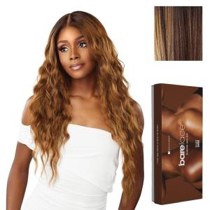 Sensationnel Bare Lace 13X6 Wigs – Unit 17 Lacefrontal Glueless Synthetic 180 Degree Preplucked Hairline (1 JETBLACK)(BALAYAGESUNKISSED)