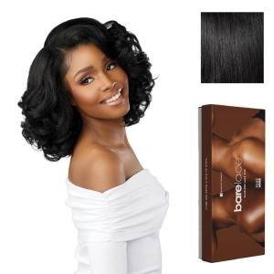 Sensationnel Bare Lace 13X6 Wigs – Unit 19 Lacefrontal Glueless Synthetic 180 Degree Preplucked Hairline (1 JETBLACK)(1 JETBLACK)