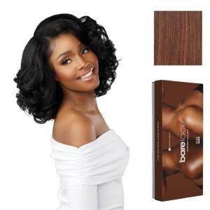 Sensationnel Bare Lace 13X6 Wigs – Unit 19 Lacefrontal Glueless Synthetic 180 Degree Preplucked Hairline (1 JETBLACK)(FLAMBOYAGECHOCOLATE)