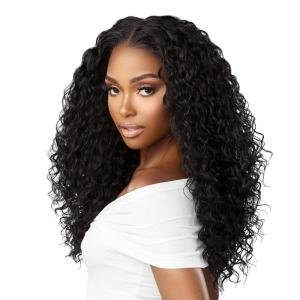 Sensationnel Bare Lace 13X6 Wigs – Unit 2 Lacefrontal Glueless Synthetic 180 Degree Preplucked Hairline (1 JETBLACK)(2 DARKBROWN)