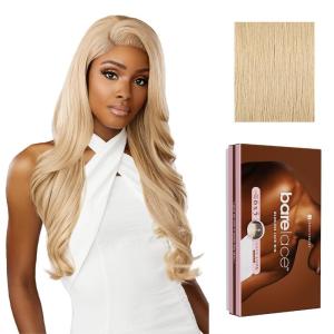 Sensationnel Bare Lace 6X5 Lacewig – Unit 1 Lacefrontal Glueless Synthetic 180 Degree Preplucked Hairline (1 JETBLACK)(BEIGEBLONDE)