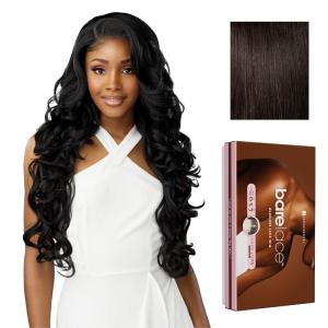 Sensationnel Bare Lace 6X5 Lacewig – Unit 4 Lacefrontal Glueless Synthetic 180 Degree Preplucked Hairline (1 JETBLACK)(2 DARKBROWN)