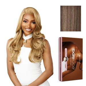 Sensationnel Bare Lace 6X5 Lacewig – Unit 5 Lacefrontal Glueless Synthetic 180 Degree Preplucked Hairline (1 JETBLACK)(FLAMBOYAGEMOCHA)