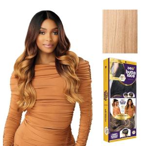 Sensationnel Butta 360 Lace Wig – Unit 9 Wider Laceparting Glueless Synthetic Preplucked Hairline (1 JETBLACK)(ASHPEACHBLONDE)