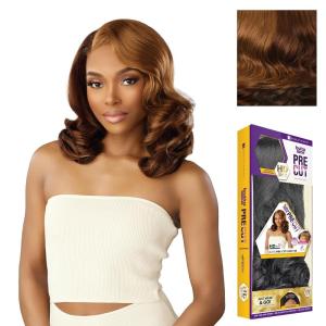 Sensationnel Butta Lace Precut Wig – Unit 20 Glueless Extra Wide 5 Inch Deep Parting Synthetic Pre Tweezed Smaller Knot Hairline (COLORFLIPMOCHACCINO)(COLORFLIPCARAMEL)