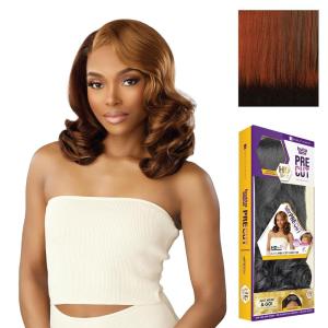 Sensationnel Butta Lace Precut Wig – Unit 20 Glueless Extra Wide 5 Inch Deep Parting Synthetic Pre Tweezed Smaller Knot Hairline (COLORFLIPMOCHACCINO)(COLORFLIPBROWNSUGAR)