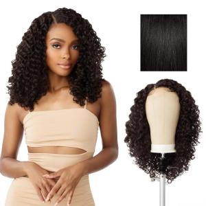 Sensationnel Butta Lace Precut Wigs – Unit 11 Glueless Extra Wide 5 Inch Deep Parting Synthetic Pre Tweezed Smaller Knot Hairline (1 JETBLACK)(1B OFFBLACK)