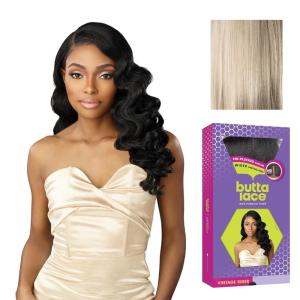 Sensationnel Butta Lace Wigs – Vintage Rider Extra Wide 5 Inch Deep Parting Synthetic Preplucked Hairline Glueless Lacefront (1 JETBLACK)(BEIGEASHBLONDE)