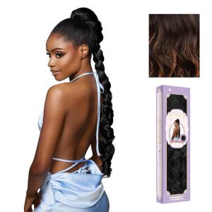 Sensationnel Glamora Glam Updo Hairpiece – Unit 1 Ready to Wear Synthetic with Adjustable Drawstring Cap (1 JETBLACK)(F1B/30)
