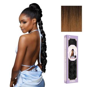 Sensationnel Glamora Glam Updo Hairpiece – Unit 1 Ready to Wear Synthetic with Adjustable Drawstring Cap (1 JETBLACK)(T2/30)