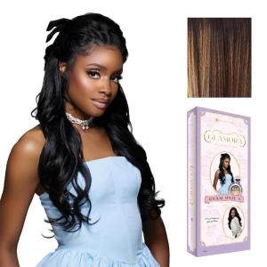 Sensationnel Glamora Lace Front Wig – Glam Unit 4 Glueless 13×4 Laceparting Ready to Wear Synthetic Preplucked Hairline (BALAYAGEGOLD)(BALAYAGESUNKISSED)