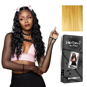 Sensationnel HexDoll 13X4 Lace Wig – Ember Lacefrontal Glueless Synthetic with Natural Density Preplucked Hairline (1 JETBLACK)(HONEYBLONDE)
