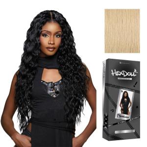 Sensationnel HexDoll 13X4 Lace Wig – Morticia Lacefrontal Glueless Synthetic with Natural Density Preplucked Hairline (1 JETBLACK)(BEIGEBLONDE)